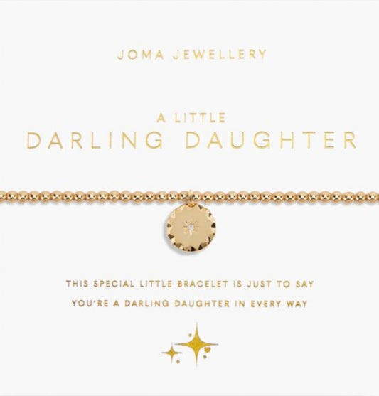 Gold A Little 'Darling Daughter' Bracelet