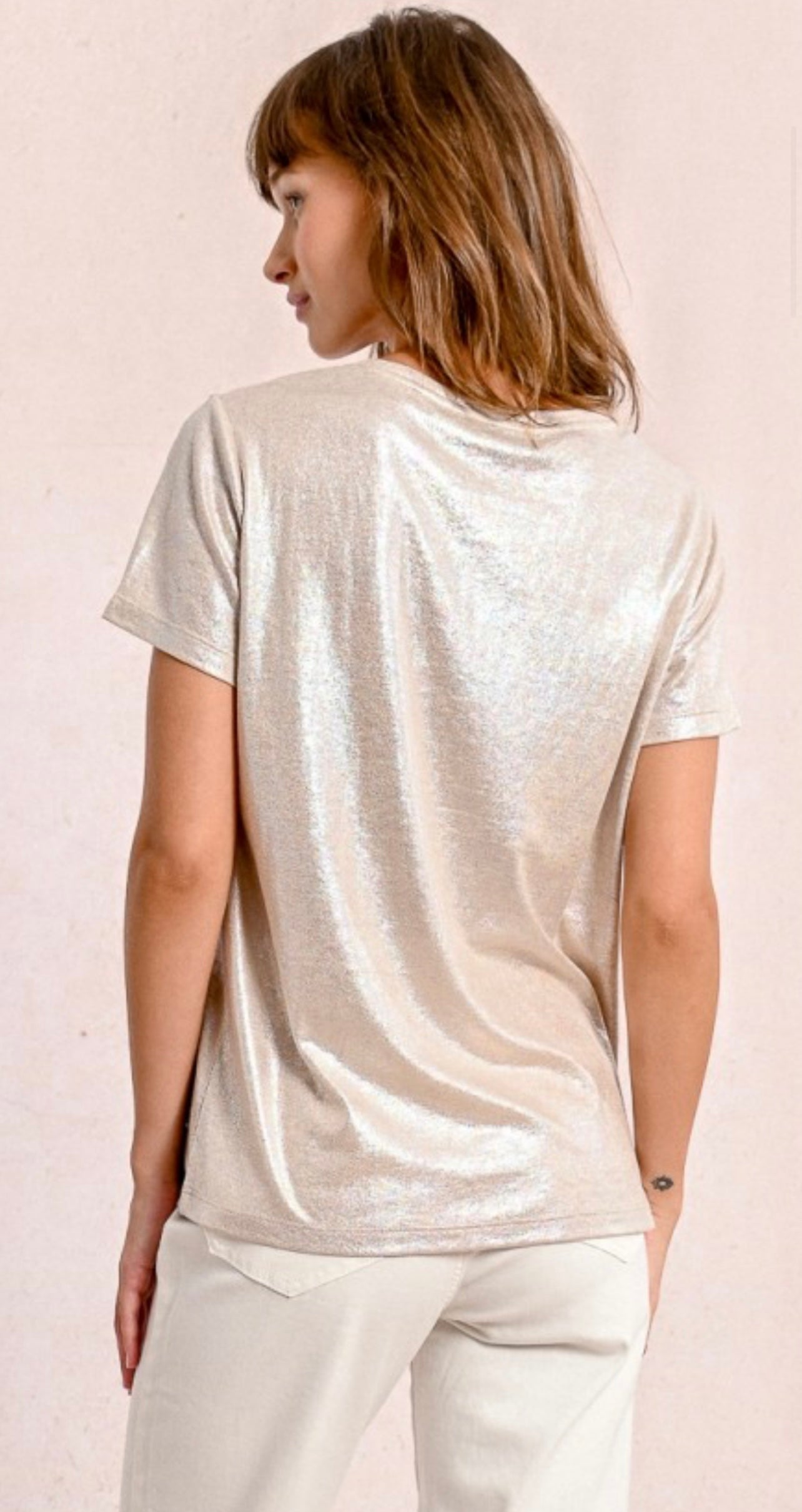 CLARA IRIDESCENT T-SHIRT