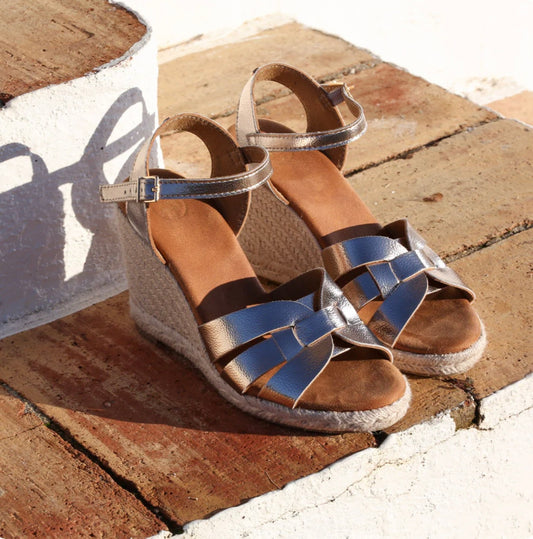 Mary Ann Champagne Sandals