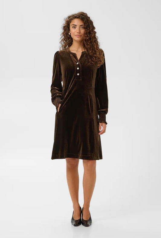 CUCHANANNA Velvet dress