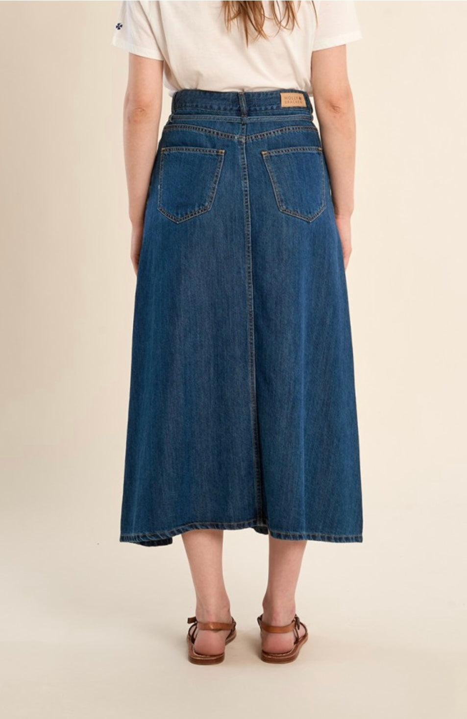LONG DENIM SKIRT