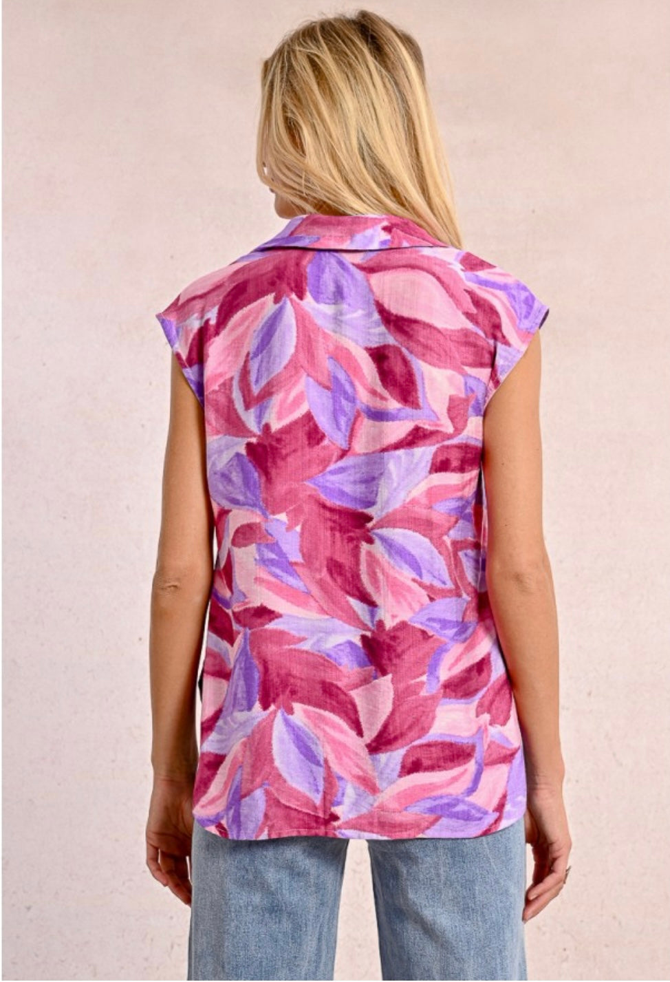 SHORT PRINTED BLOUSE