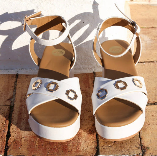 Anita Cream Sandals