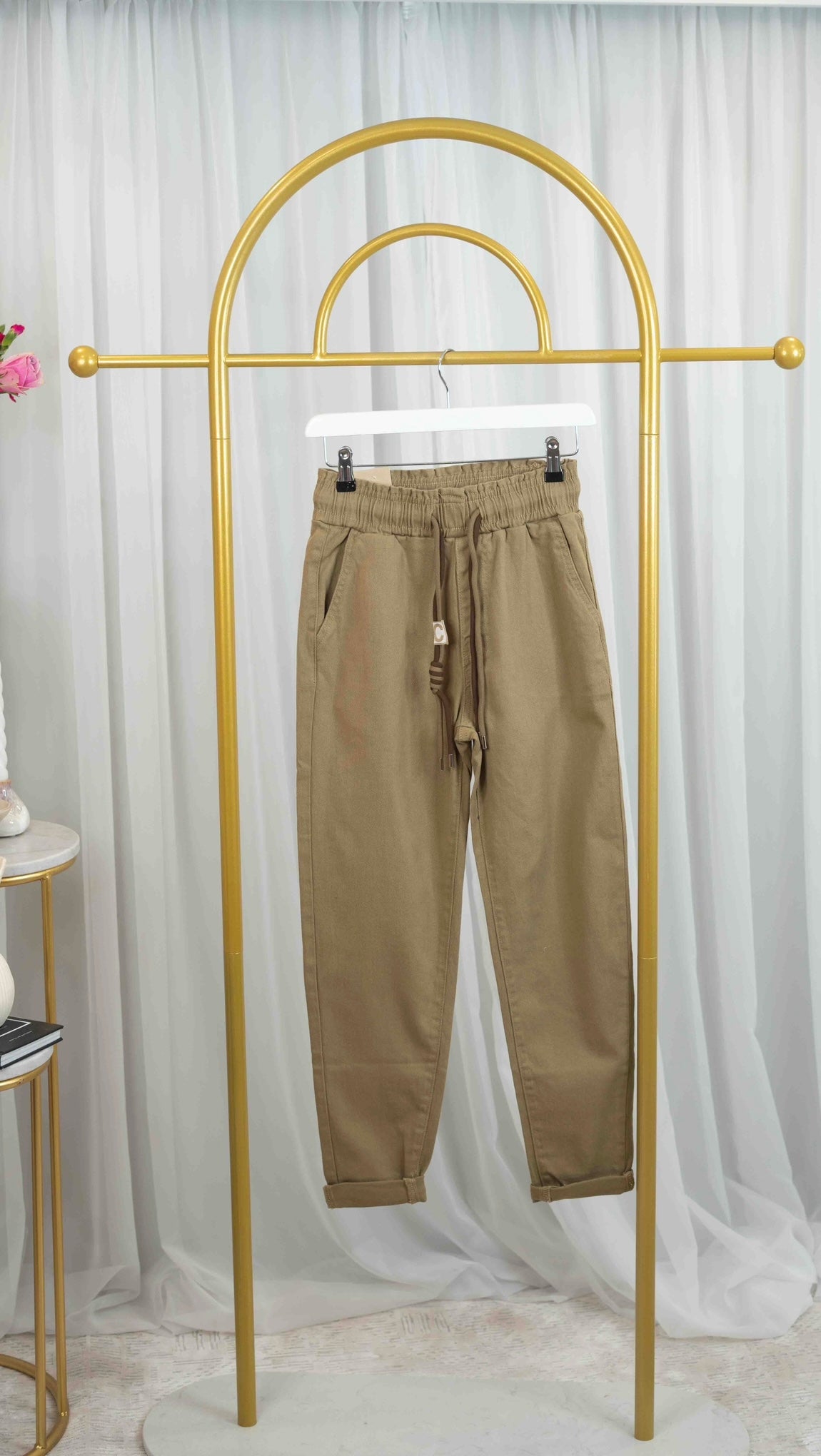 Mia Jeans (Taupe)