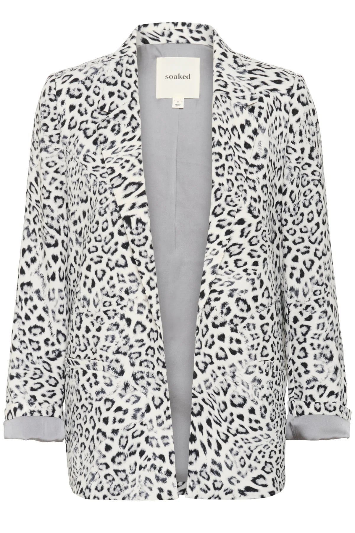 SLshirley printed fold up blazer