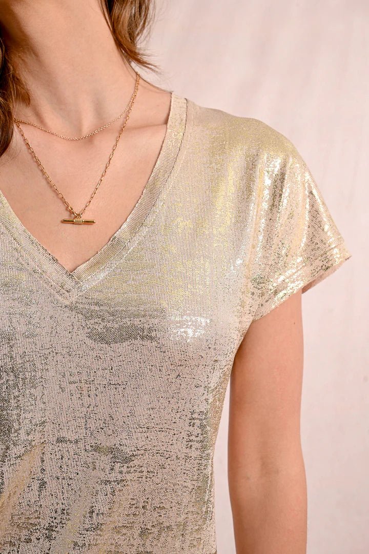 Gold/Beige T-Shirt