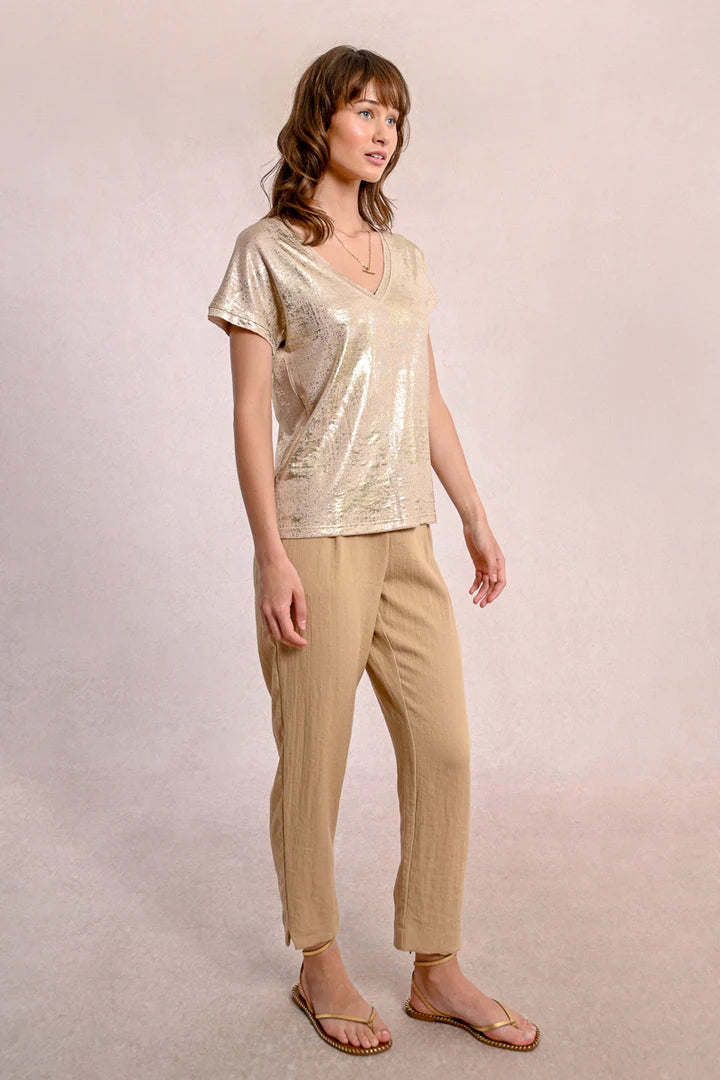 Gold/Beige T-Shirt