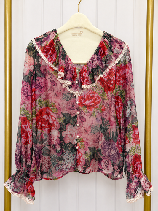 Numarcelle Ruffle Blouse