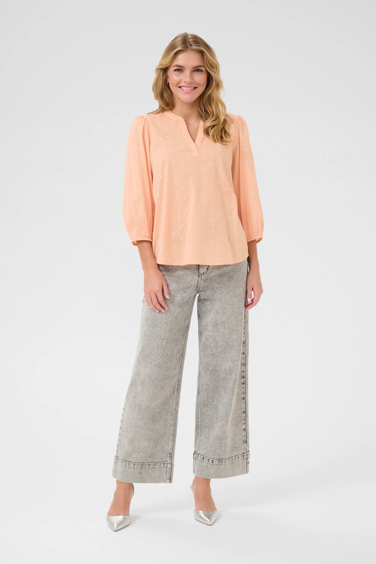 Kajollia blouse Peach