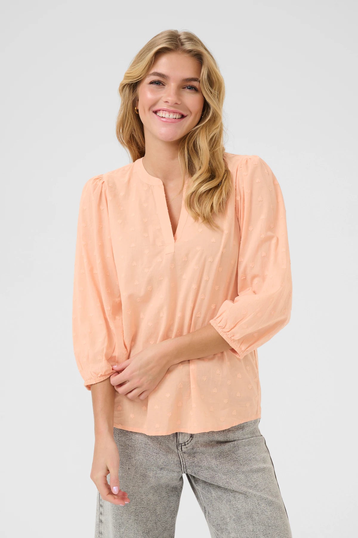 Kajollia blouse Peach