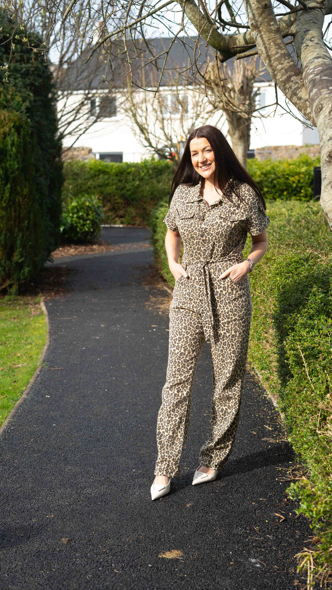 Leopard Print Jumpsuit