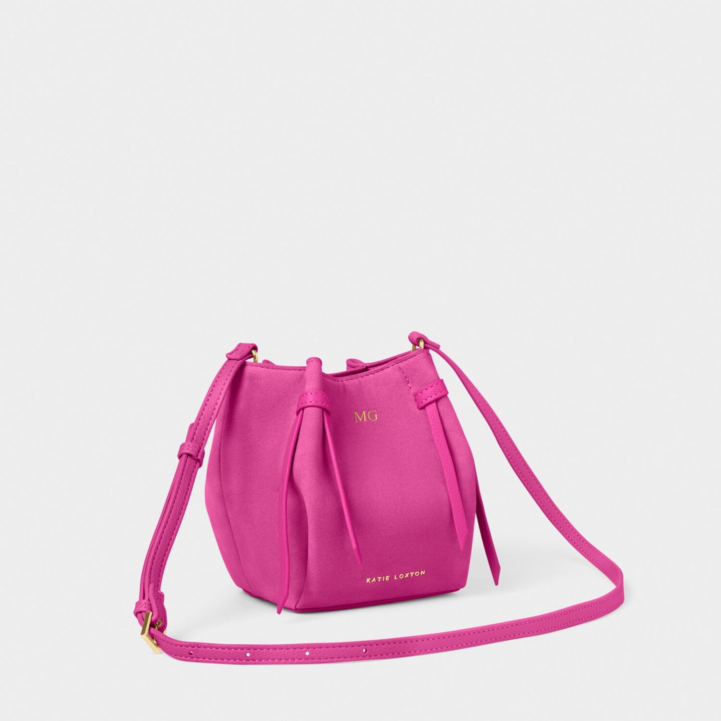 Celina Mini Suedette Bucket Bag