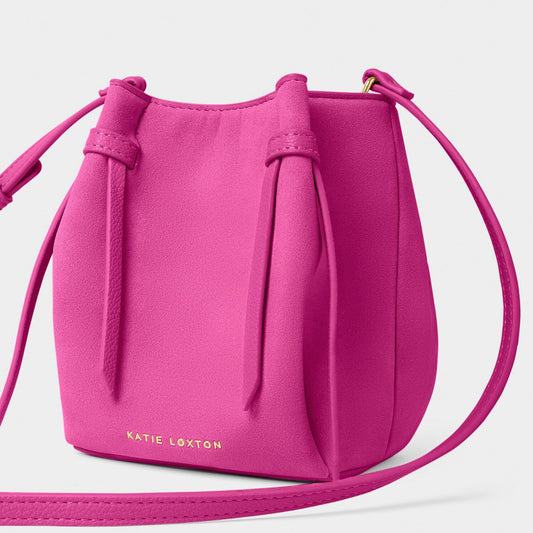 Celina Mini Suedette Bucket Bag