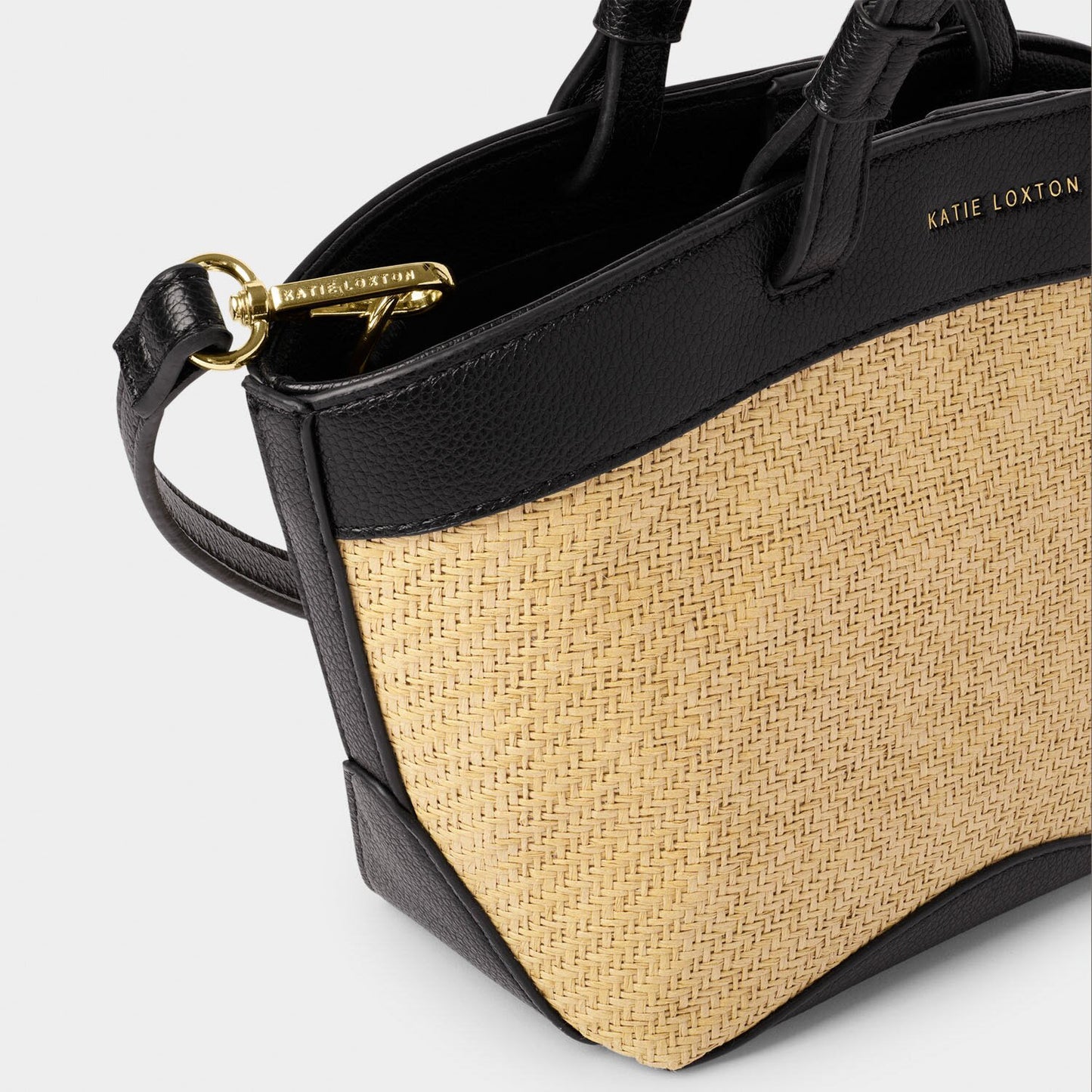 Riviera Raffia Mini Tote Bag