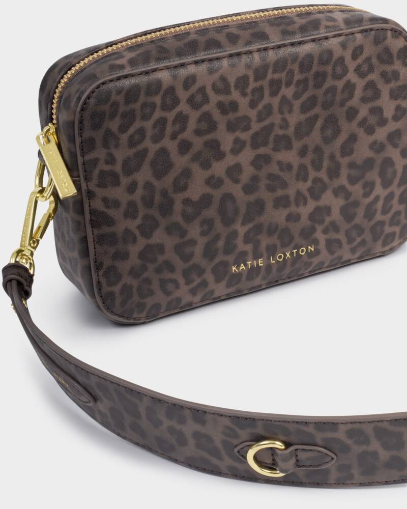 Avery small crossbody bag (leopard)