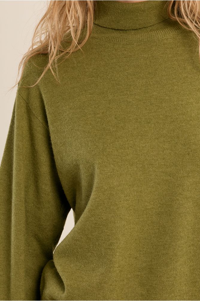 Green Knitted Sweater