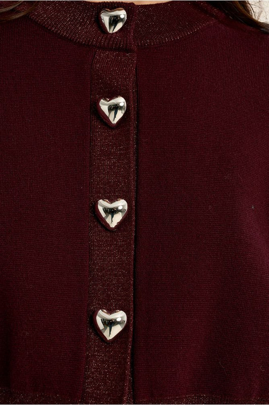 Plum Cardigan