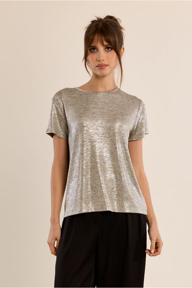 METALLIC T-SHIRT