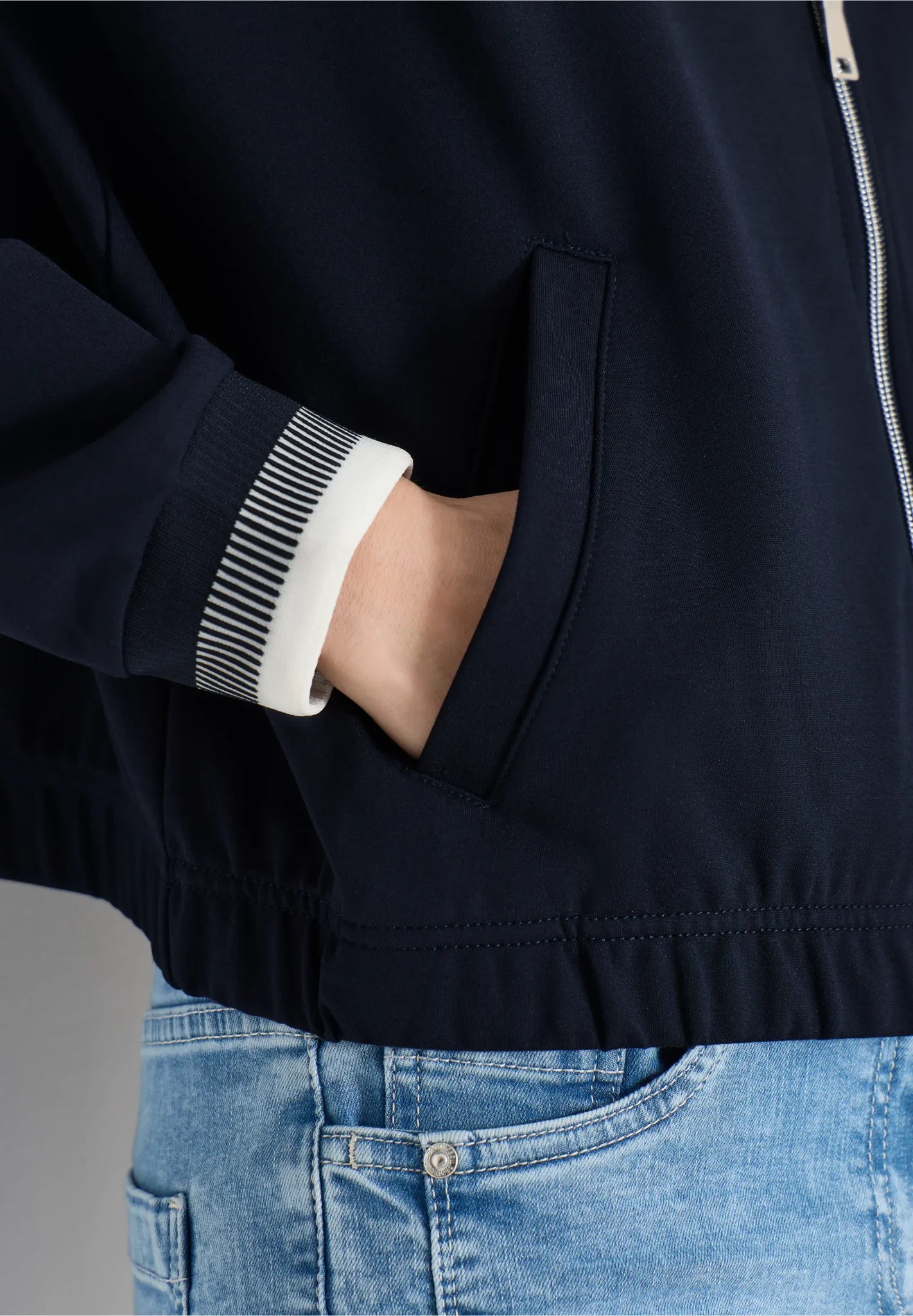 Navy Bomber Jacket