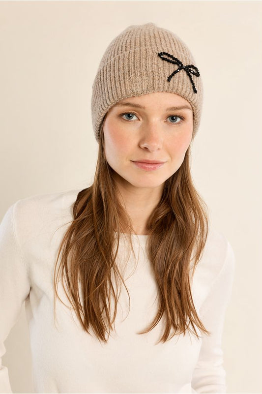 RIBBED KNIT HAT