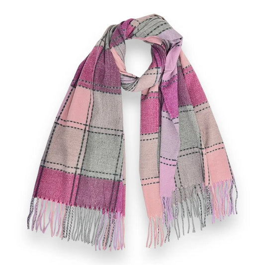 Pink Multicoloured Scarf