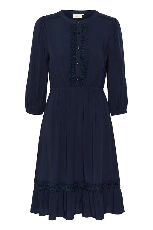 Freya dress navy