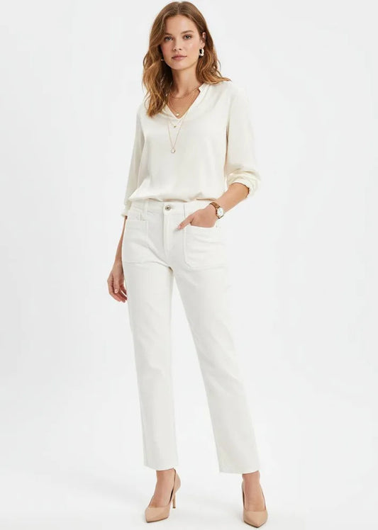 CRBerta Jeans White