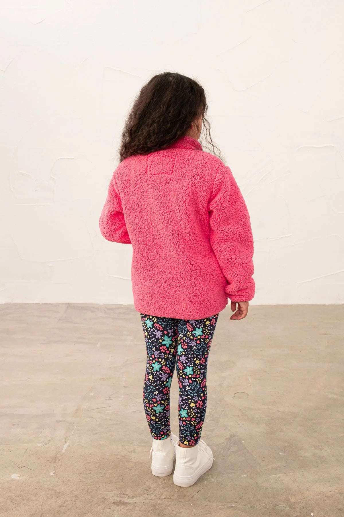 Cassie Fleece - Pink Floral