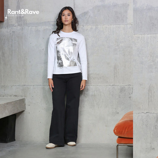 Nola wide leg jeans (black)