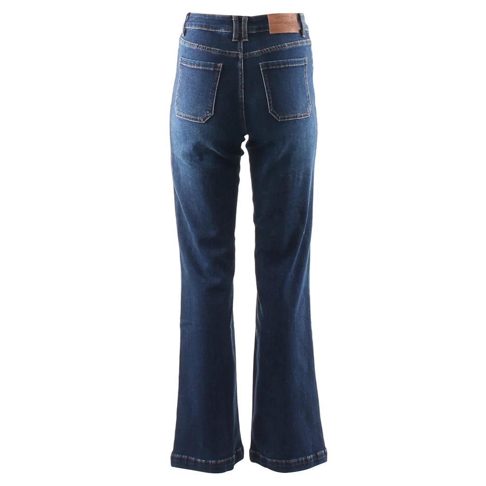 Sherry wide leg jeans (dark wash)