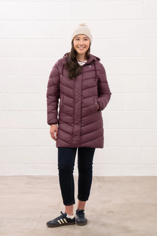 Laurel Coat - Cranberry