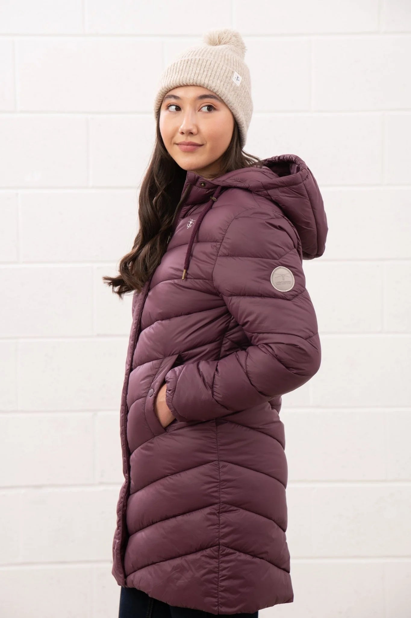 Laurel Coat - Cranberry