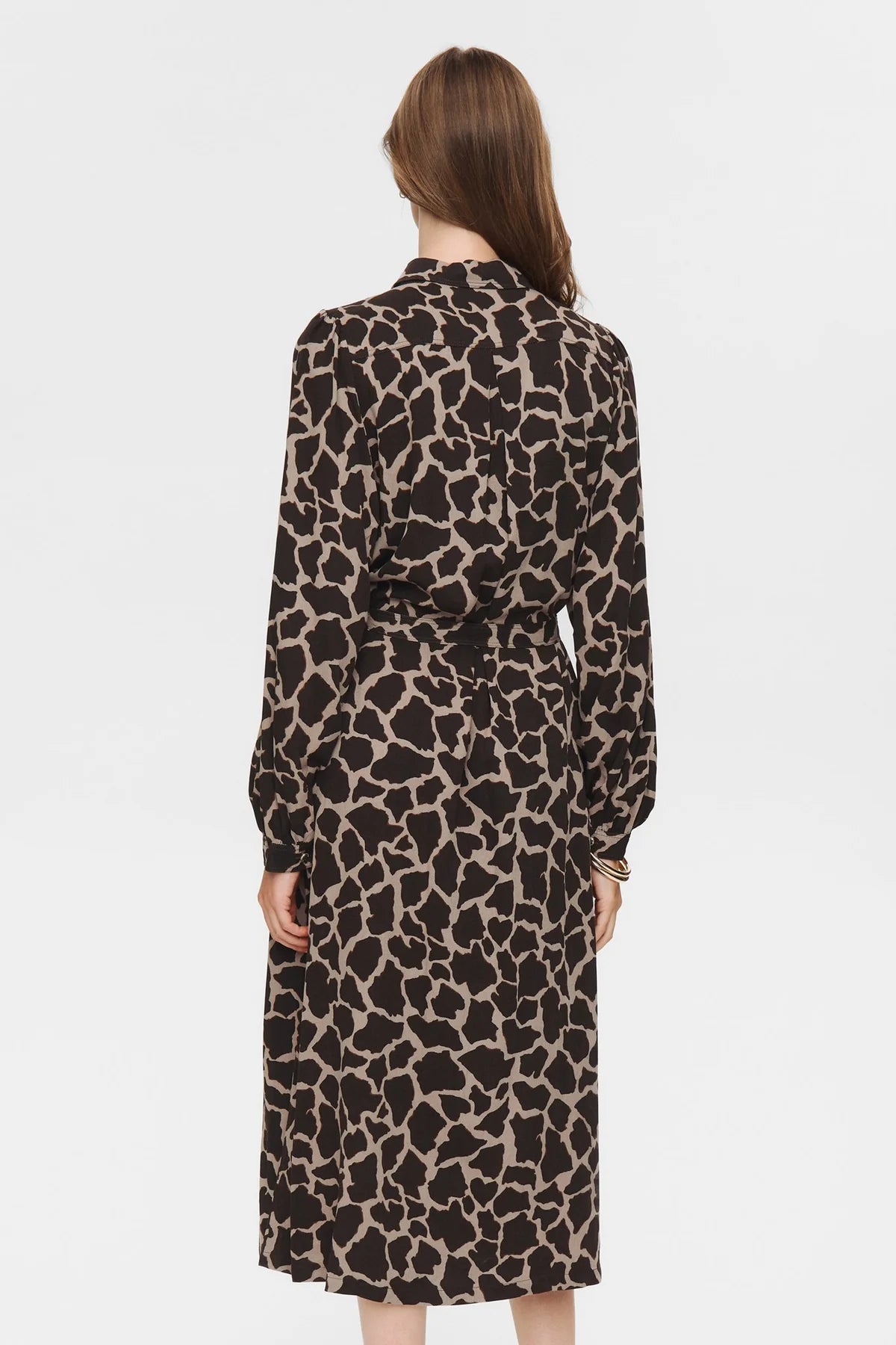 HANA SHIRT DRESS - Black Coffee