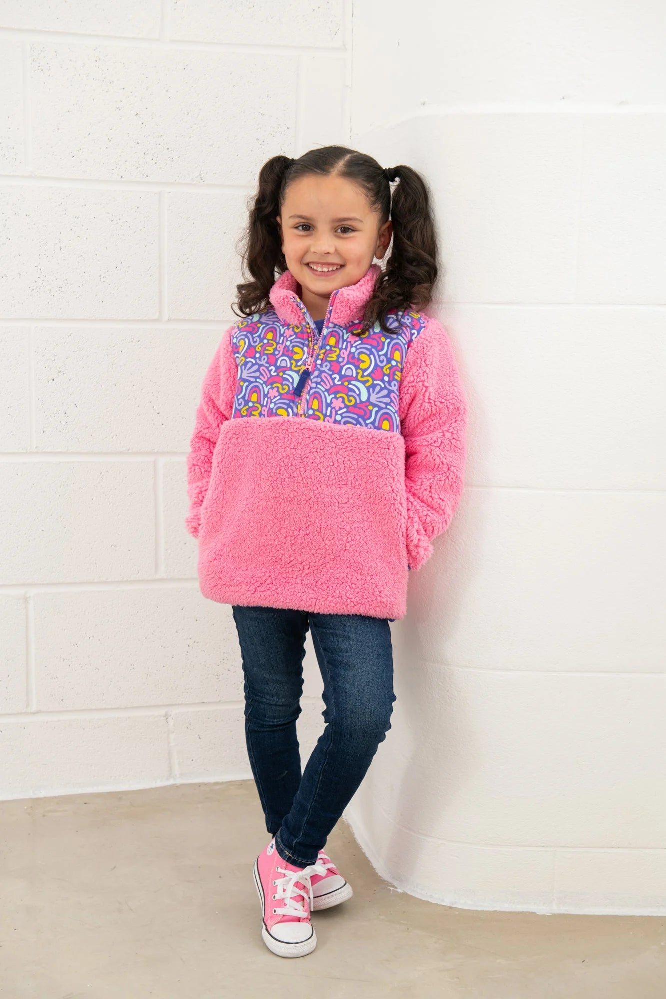 Cassie Fleece - Blush Pink
