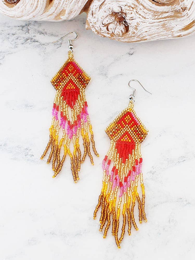 AZTEC STYLE EARRINGS