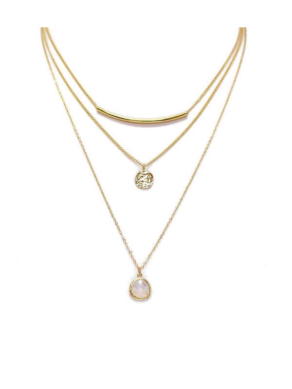 Three chain necklace