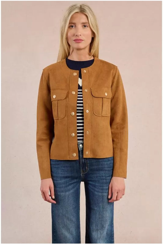 Camel Suede Jacket