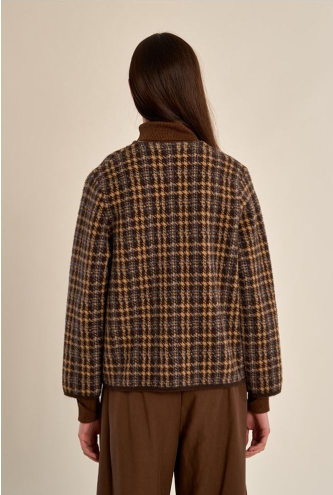 Plaid Chocolate Jacket