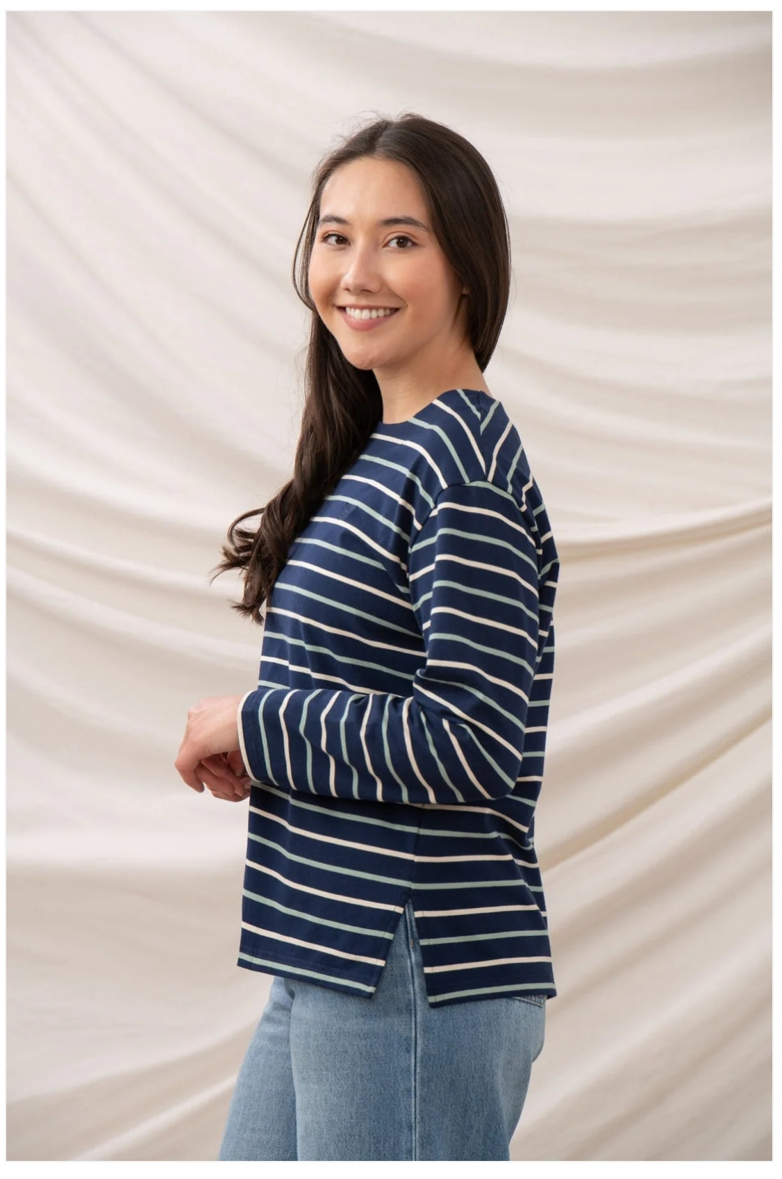 Causeway Longsleeve Top Blue