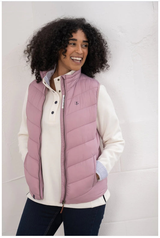 Laurel Gilet Wild Rose
