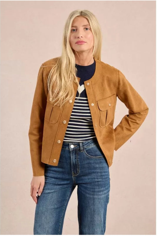 Camel Suede Jacket