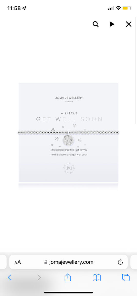 Joma get well soon bracelet