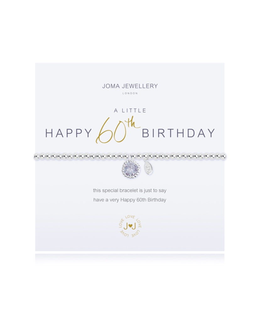 Joma 60th birthday bracelet