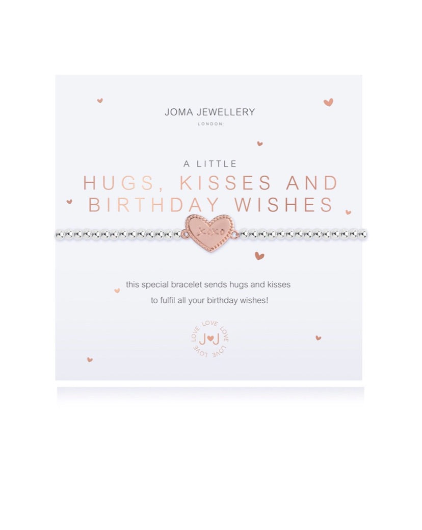 Joma hugs, kisses & birthday wishes bracelet