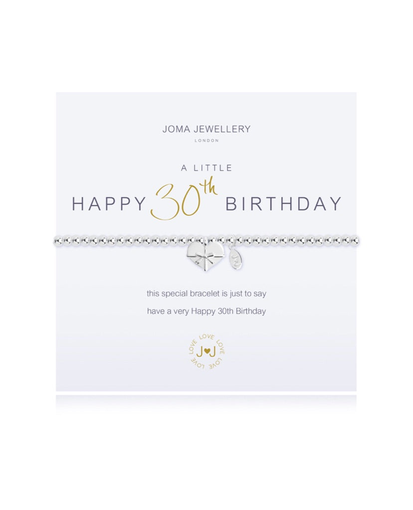 Joma 30th birthday bracelet