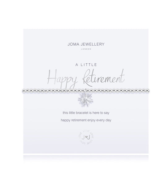 Joma happy retirement bracelet