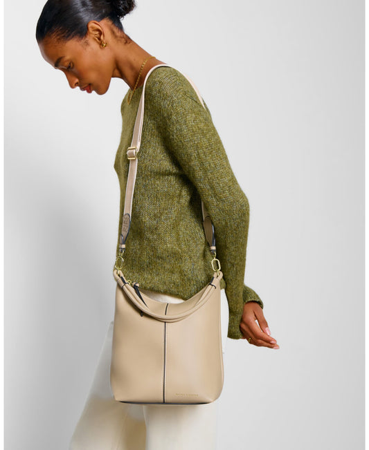 Hallie Satchel Bag TAUPE