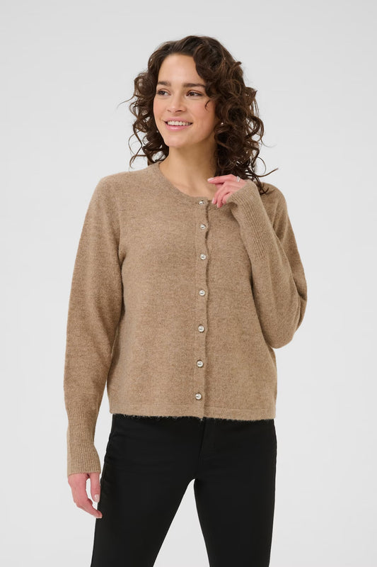 KAniel Knit Cardigan Beige