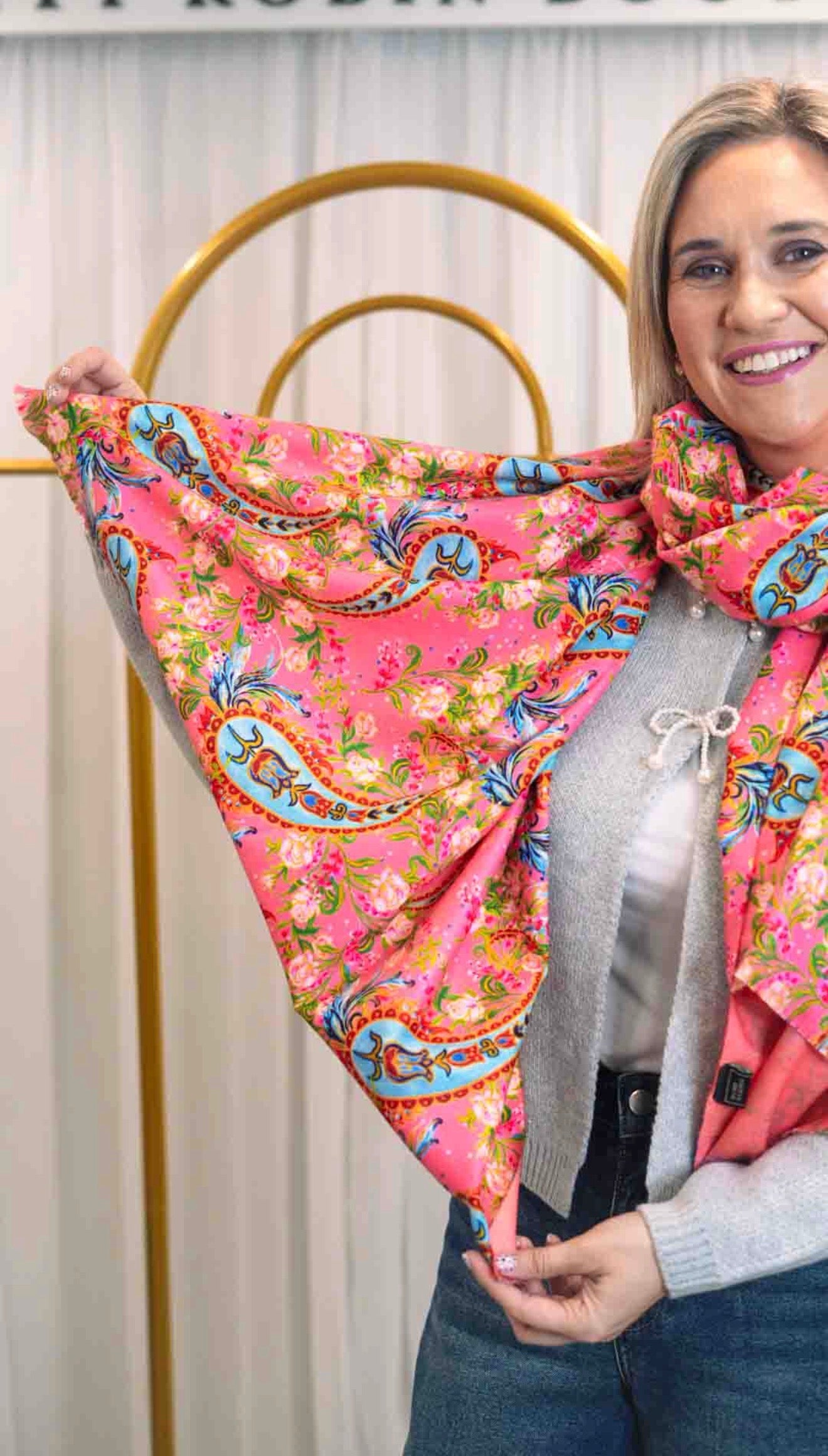 Paisley Print Scarf