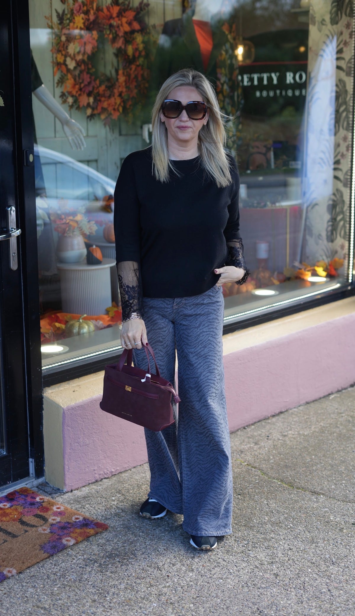 Black Lace Jumper